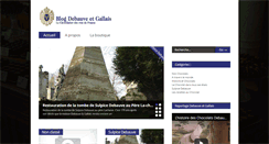 Desktop Screenshot of blog.debauve-et-gallais.com